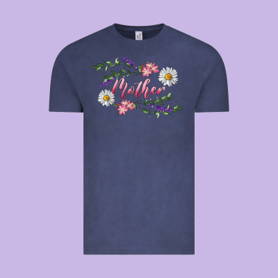 Floral Daisy Mother Vintage Tee Designed By Ranaportraitstore