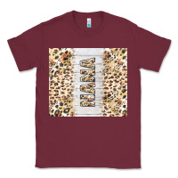 Burgundy mother's day nana leopard tumbler tbs Classic Tee - TumblerDesignByShophia