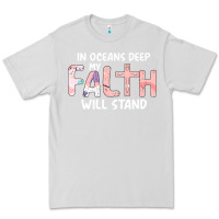 Dove Grey Oceans Deep My Faith Will Stand Premium Tee - Bettercallsaul