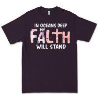 Plum Oceans Deep My Faith Will Stand Premium Tee - Bettercallsaul