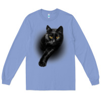 Colony Blue Black Cat Yellow EyesCats Tee Shirt Gifts Long Sleeve Tee - trangStudio