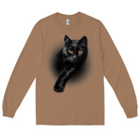 Toasted Coconut Black Cat Yellow EyesCats Tee Shirt Gifts Long Sleeve Tee - trangStudio