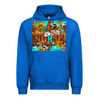 Cobalt pumpkin nurse with sunflower Urban Hoodie - AdoDesignShop