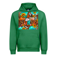 Emerald pumpkin nurse with sunflower Urban Hoodie - AdoDesignShop