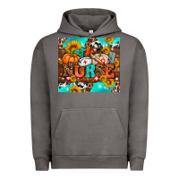 Pigment Tornado pumpkin nurse with sunflower Urban Hoodie - AdoDesignShop