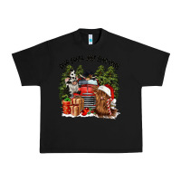 Black dear santa just send cows Urban Heavy Tee - CowGirlArtShop