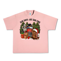 Salmon dear santa just send cows Urban Heavy Tee - CowGirlArtShop