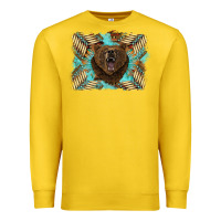 Lemon bear native American background Premium Sweatshirt - BarkalooDesign