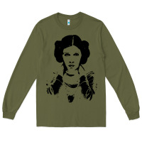 Army Green vintage leia Long Sleeve Tee - trangStudio