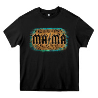 Black Leopard Patterned Mama Tried Heavy Core Tee - Bettercallsaul