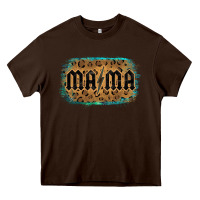 Chocolate Brown Leopard Patterned Mama Tried Heavy Core Tee - Bettercallsaul