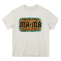 Cream Leopard Patterned Mama Tried Heavy Core Tee - Bettercallsaul