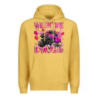 Antique Gold Valentine Day Premium Hoodie - CowhideDigitalArt