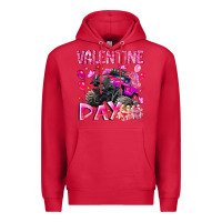 Cardinal Valentine Day Premium Hoodie - CowhideDigitalArt