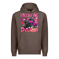 Coffee Valentine Day Premium Hoodie - CowhideDigitalArt