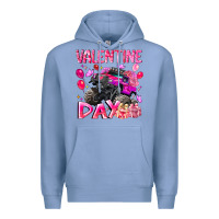 Colony Blue Valentine Day Premium Hoodie - CowhideDigitalArt