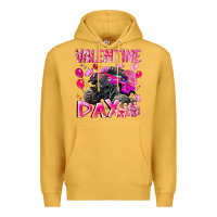 Mustard Valentine Day Premium Hoodie - CowhideDigitalArt