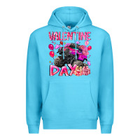 Ocean Blue Valentine Day Premium Hoodie - CowhideDigitalArt