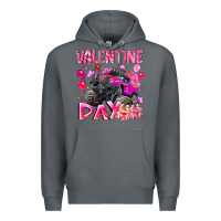 Rock Valentine Day Premium Hoodie - CowhideDigitalArt
