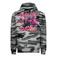 Slate Camo Valentine Day Premium Hoodie - CowhideDigitalArt
