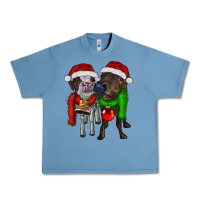 Pebble Blue two christmas heifers Urban Heavy Tee - RanaPortraitStore