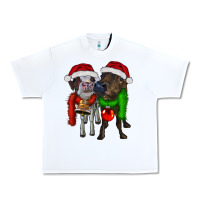 White two christmas heifers Urban Heavy Tee - RanaPortraitStore
