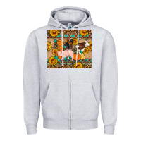 Heather Grey Fall Coop Animals Zipper Hoodie - Artiststas