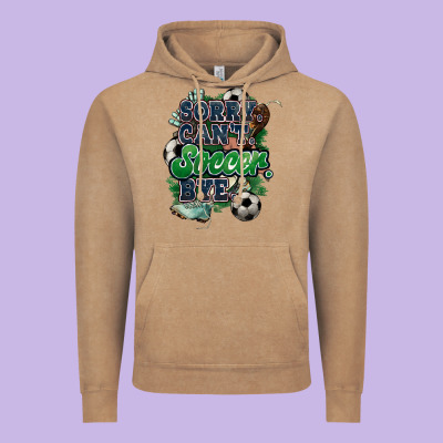 Sorry Can't Soccer Bye Vintage Hoodie Designed By Howdyjamesfarm