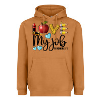 Meerkat love my job teacher life Heavyweight Hoodie - BarkalooDesign