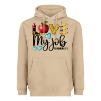 Mushroom love my job teacher life Heavyweight Hoodie - BarkalooDesign