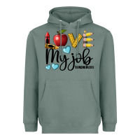 Sage love my job teacher life Heavyweight Hoodie - BarkalooDesign