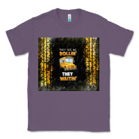 Lavender they see me rollin' they waitin' school bus Classic Tee - TumblerDesignByShophia