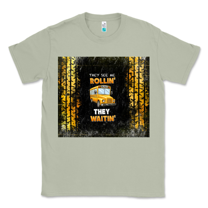 They See Me Rollin' They Waitin' School Bus Classic Tee by TumblerDesignByShophia | Teevron