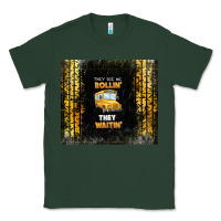 Sports Green they see me rollin' they waitin' school bus Classic Tee - TumblerDesignByShophia