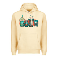Pina Colada turquoise junkie coffee cups Premium Hoodie - Jasminsmagicworld