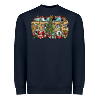 Navy peace Heavyweight Sweatshirt - SublimationCraftShop