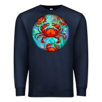 Navy crab Premium Sweatshirt - BarkalooDesign