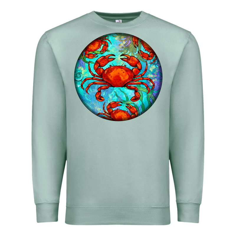 Crab Premium Sweatshirt by BarkalooDesign | Teevron
