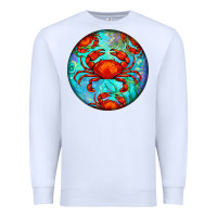 White crab Premium Sweatshirt - BarkalooDesign