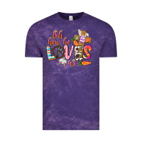 Cloud Purple oh how he loves us Vintage Tee - CowGirlArtShop