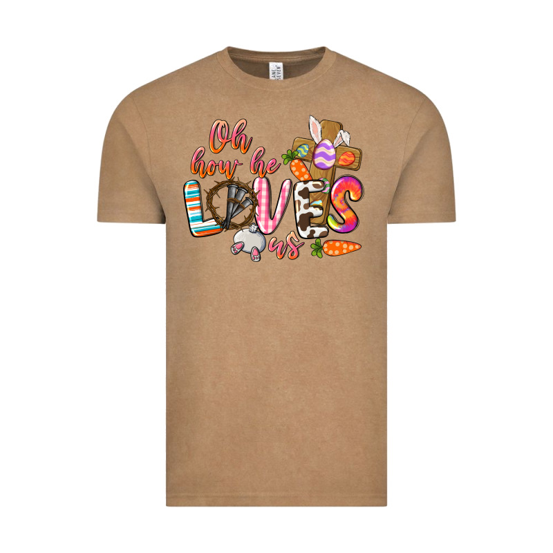 Oh How He Loves Us Vintage Tee by CowGirlArtShop | Teevron