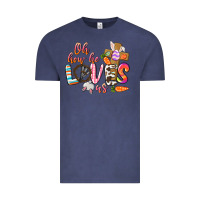 Vintage Denim oh how he loves us Vintage Tee - CowGirlArtShop