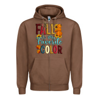 Chestnut Fall Is My Favorite Color Zipper Hoodie - Artiststas
