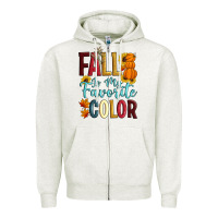 Oatmeal Heather Fall Is My Favorite Color Zipper Hoodie - Artiststas