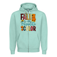 Seafoam Fall Is My Favorite Color Zipper Hoodie - Artiststas