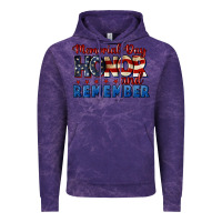 Cloud Purple Memorial day honor and remember 4th of july Vintage Hoodie - CowGirlArtShop
