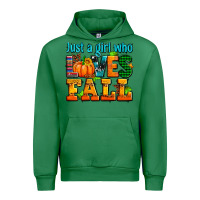 Emerald just a girl who loves fall Urban Hoodie - AdoDesignShop