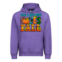 Tulip just a girl who loves fall Urban Hoodie - AdoDesignShop