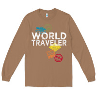 Toasted Coconut world traveler passport stamp gift shirt for men and women t shirt Long Sleeve Tee - trangStudio