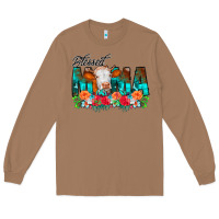 Toasted Coconut Blessed Mama Flowers Cow Long Sleeve Tee - CowCowDesign